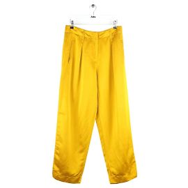 Forte Forte Weite goldene Hosen Golden