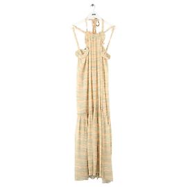 Ulla Johnson Vestido de seda beige Beige