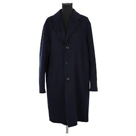 Acne Casaco de lã azul Azul