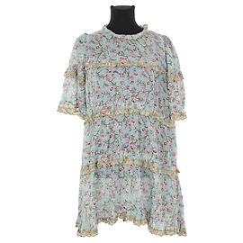 Isabel Marant Etoile Vestido de algodón azul Azul