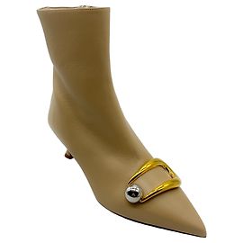 Botas Ankle Beige Harper 60 de Alexandre Birman Bege