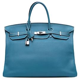 Hermès-Hermès Birkin Retourne 40 en Togo Bleu-Bleu