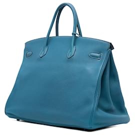 Hermès-Hermès Birkin Retourne 40 en Togo Bleu-Bleu
