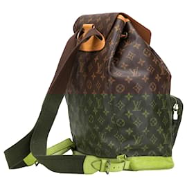 Louis Vuitton-Louis Vuitton Brown Monogram Montsouris GM-Brown
