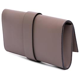 Hermès-Pochette Medor 23 en Swift marron Hermès-Marron,Taupe