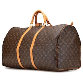 Louis Vuitton-Louis Vuitton Brown Monogram Keepall 60-Brown