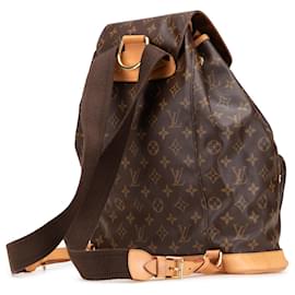 Louis Vuitton-Louis Vuitton Brown Monogram Montsouris GM-Brown