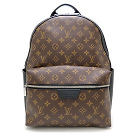 Louis Vuitton Monogram Macassar Discovery Rucksack PM Braun Schwarz