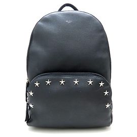 Jimmy Choo Star Studs Rucksack Schwarz