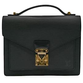 Louis Vuitton-Louis Vuitton Epi Leather Monceau Bag-Black