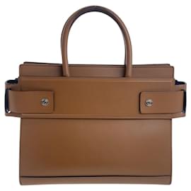 Givenchy-Givenchy Horizon Small Bag Leather 2way bag-Brown