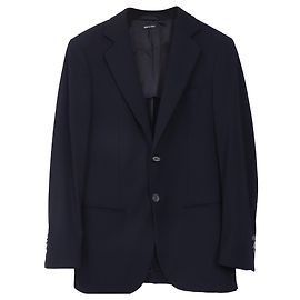 Blazer testurizzato a un bottone Giorgio Armani in lana blu navy Blu Blu navy