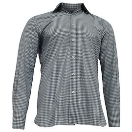 Camisa de cuadros Tom Ford en algodón verde Verde
