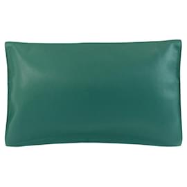 Hermès-Pochette Clutch Evercolor de Hermes Preplis-Vert