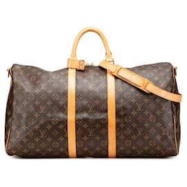 Louis Vuitton-Louis Vuitton Keepall Bandouliere Monogram 2way bag-Brown
