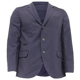 Blazer de un solo botón Brunello Cucinelli en cupro azul marino Azul Azul marino