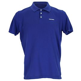 Polo de algodón azul con parche de logo Dsquared2 Azul