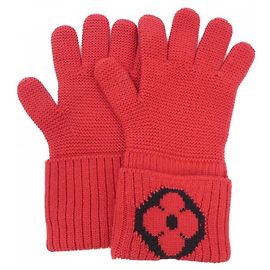 Louis Vuitton Red Wool Gloves Red