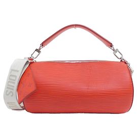 Borsa a Spalla Louis Vuitton Epi XL Soft Polochon Rosso