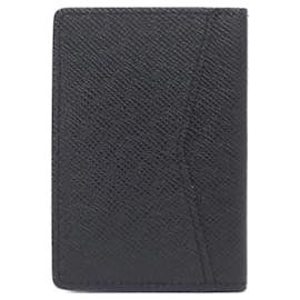 Louis Vuitton-Louis Vuitton Taiga Organizer De Poche Business Card Holder-Black