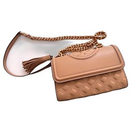 Borsa a tracolla Tory Burch/Fleming Beige