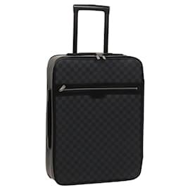 Louis Vuitton-LOUIS VUITTON Damier Graphite Pegas 55 suitcase N23300 LV Auth 123620-Damier ebene