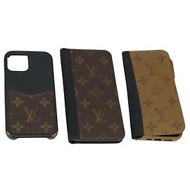 Funda para iPhone Monogram Monogram Reverse 3Set LV Auth bs26430 de LOUIS VUITTON Monograma