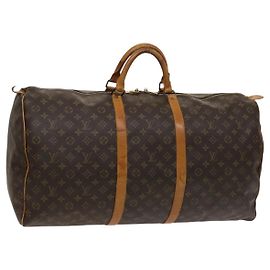 LOUIS VUITTON Monogram Keepall 60 Bolsa Boston M41422 LV Auth 124850 Monograma