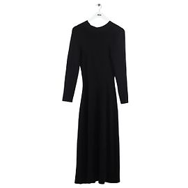 SéZane Schwarzes Wollkleid Schwarz