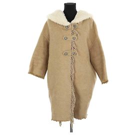 Ermanno Scervino Casaco de lã marrom Marrom