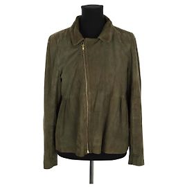 Bash Chaqueta de cuero caqui Caqui
