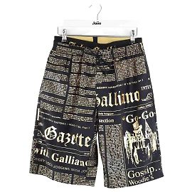 John Galliano Bermuda nera Nero
