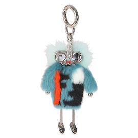 Fendi Multicolor Fur Robot Bag Charm Other