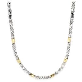 Collana Caviar High Bar in Oro Giallo Lagos e Argento Sterling Altro