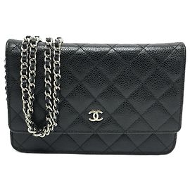 Chanel Wallet On Chain Black