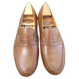 JM Weston-vintage 7D moccasin jm weston 42-Light brown
