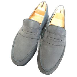 mocassin jm weston 6D   41 Gris