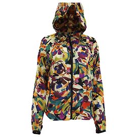 Veste coupe-vent à imprimé abstrait Kenzo en nylon multicolore Multicolore