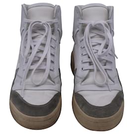 Saint Laurent-Saint Laurent SL24 High-Top Sneakers in Multicolor Leather-Multiple colors