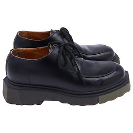 Off White Derbies en cuir noir avec semelle en éponge Off-White Noir