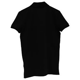 Camiseta clássica com código de barras de manga curta Alexander Wang em algodão preto Preto
