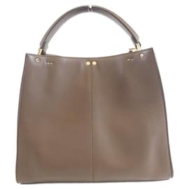 Fendi-Fendi Peekaboo X-Lite Regular Handbag-Brown