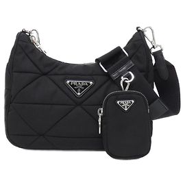 Prada 1BC151 Shoulder Bag Black