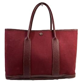 Hermès-Sac Tote Garden Party d'Hermès-Marron