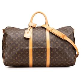 Louis Vuitton-Louis Vuitton Keepall Bandouliere Monogram 2way bag-Brown