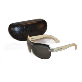 Versace 4045-v magnetic mask sunglasses white White