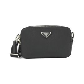 Borsa a Spalla Saffiano Prada Nero