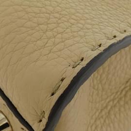 Fendi-Fendi SELERRIA Peekaboo Essential Handbag-Golden