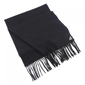 Stola in seta e cashmere nera Prada Nero