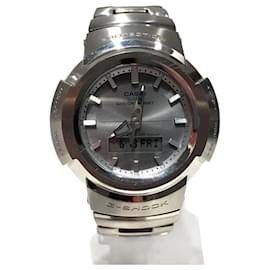 Autre Marque-Casio G-Shock AWM-500D Radio Solar Full Metal Analog-Digital Watch-Other